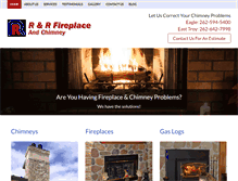 Tablet Screenshot of fireplaceandchimney.com